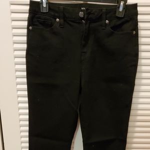 NY&Co. Womens Black Jeans High Waist Curvy Size 10